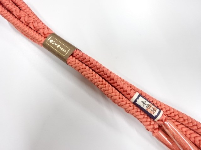 未使用品　正絹　手組帯締め